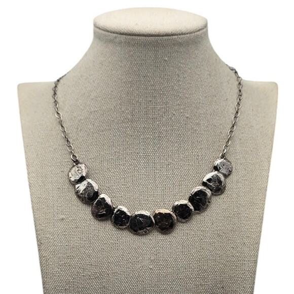 Silpada Hammered Disc Necklace | 925 Sterling Silver - Picture 1 of 8